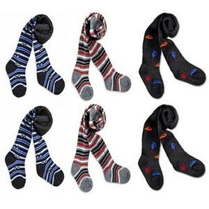 6-Pack Baby Girls Boys Cotton Tights in US Sizes.